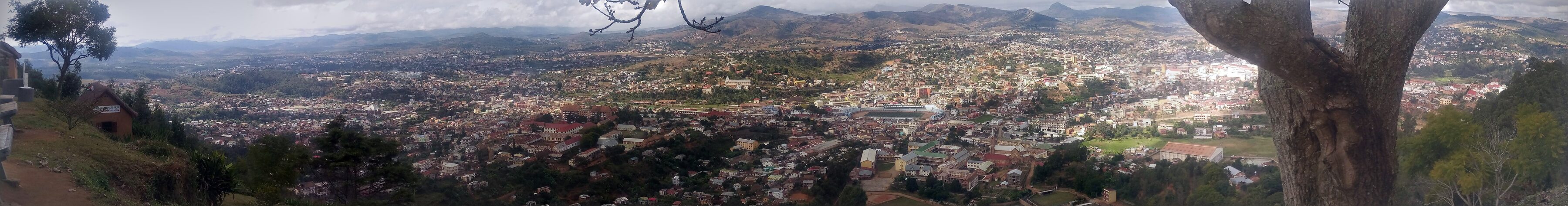 Panorama von Fianarantsoa